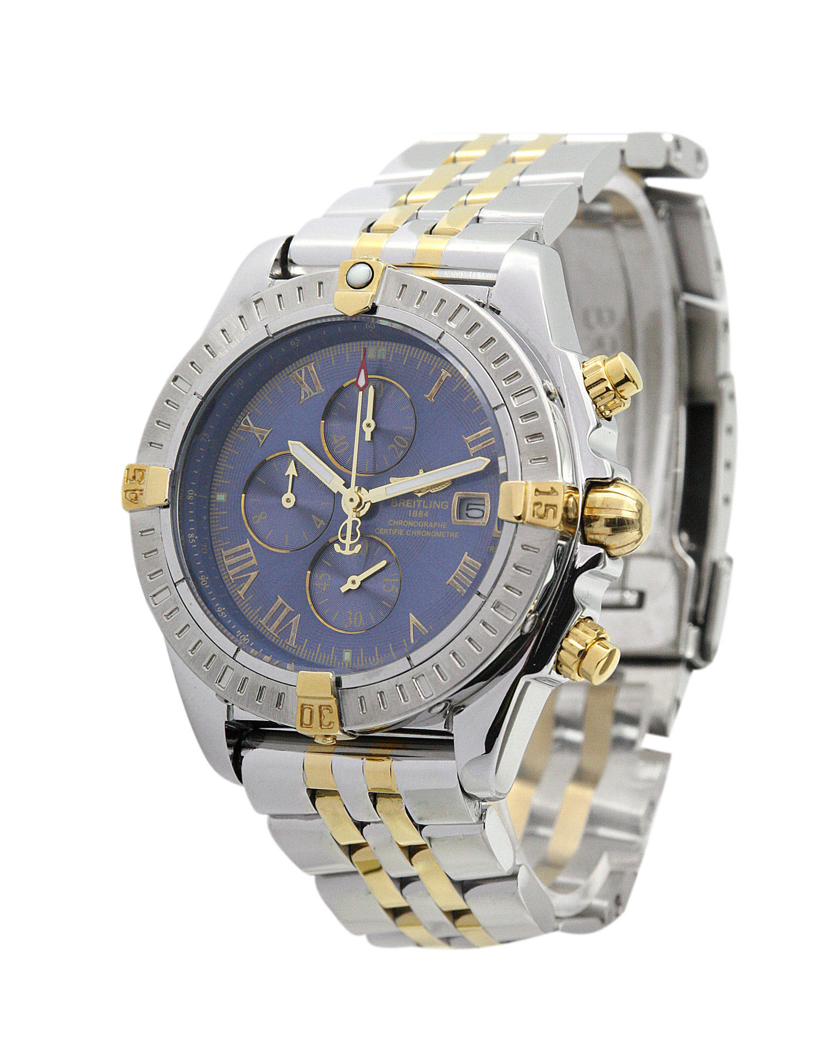 Replica Breitling Chronomat Blue Dial Roman Markers