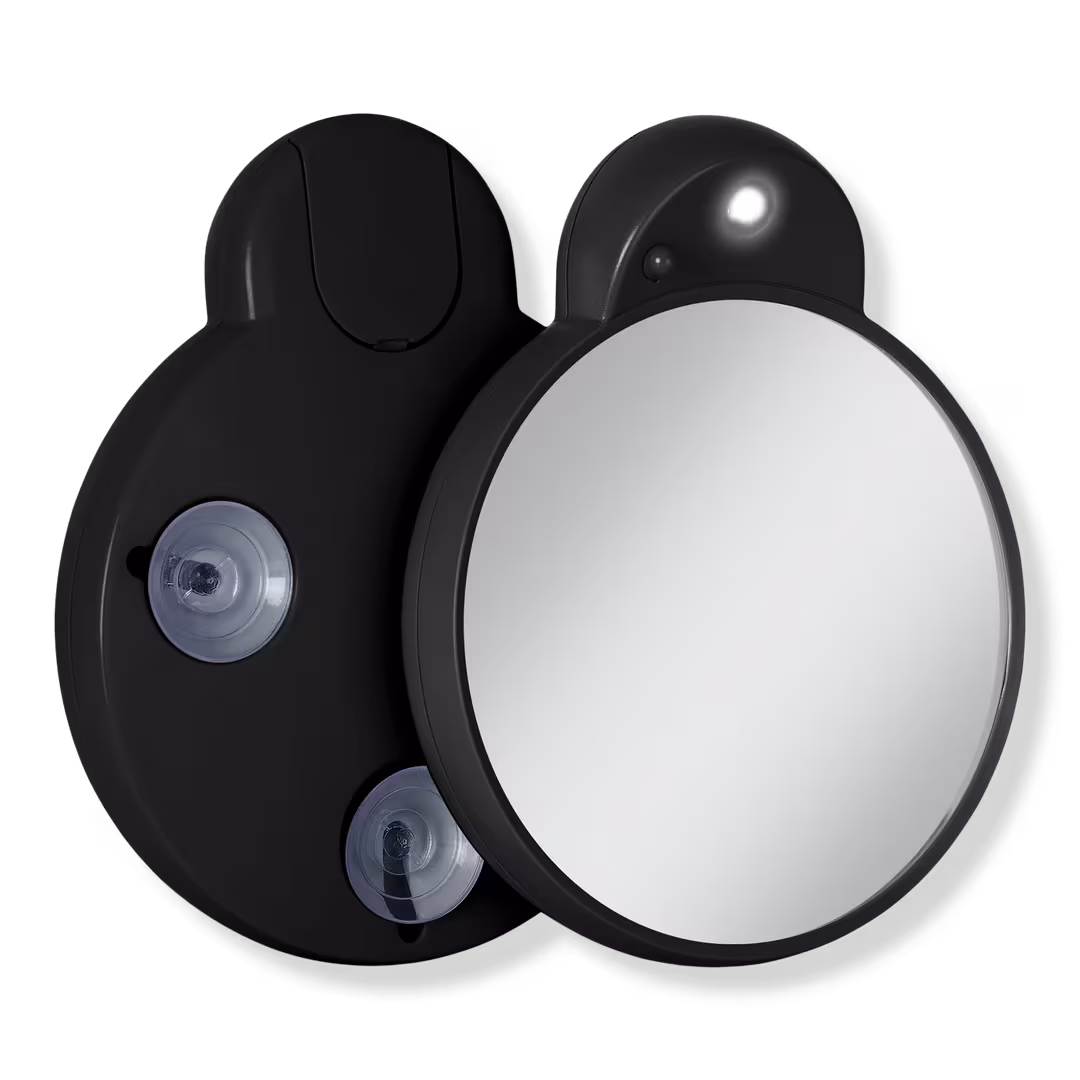 Zadro  LED Lighted Compact Mirror with 15X, Suction Cups