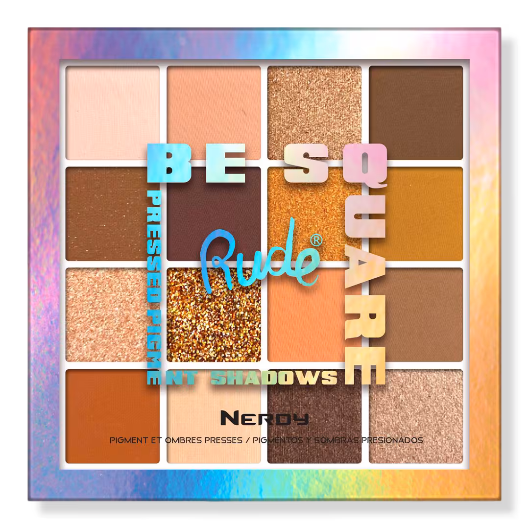 Rude  Be Square Pressed Pigments & Shadows