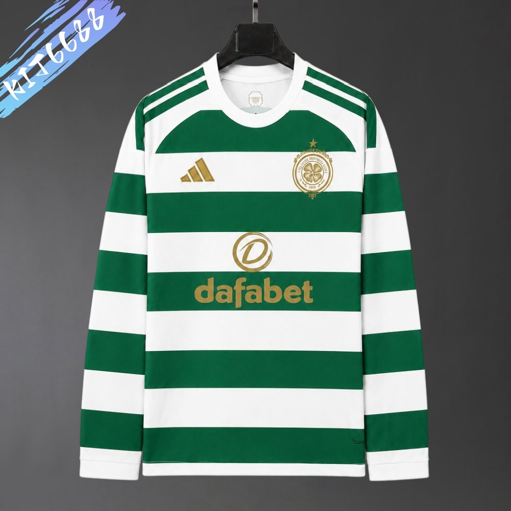 2026/2027 Celtics home Long Sleeve Football Shirt (Fans version)