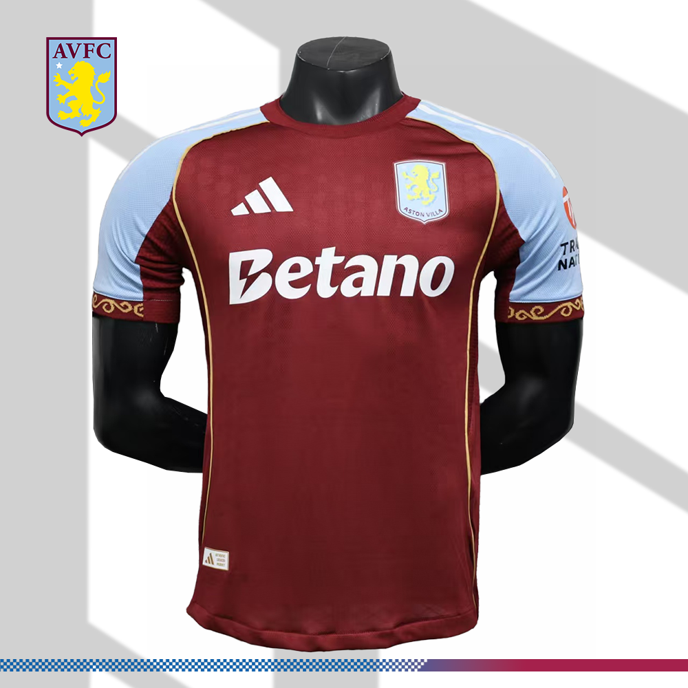 2025/2026 Aston Villa Home Football Shirt （Player）