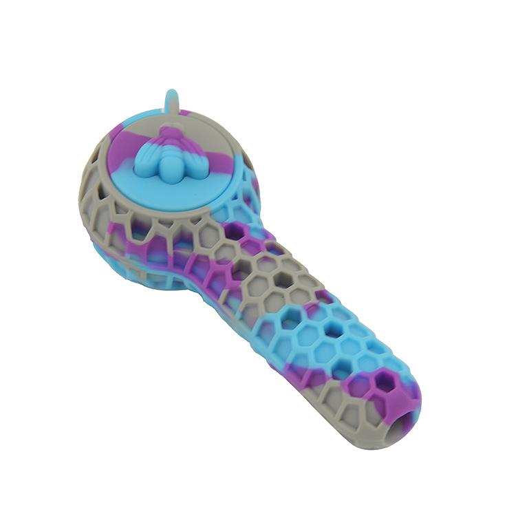 Honeybee Camouflage Silicone Pot Pipe
