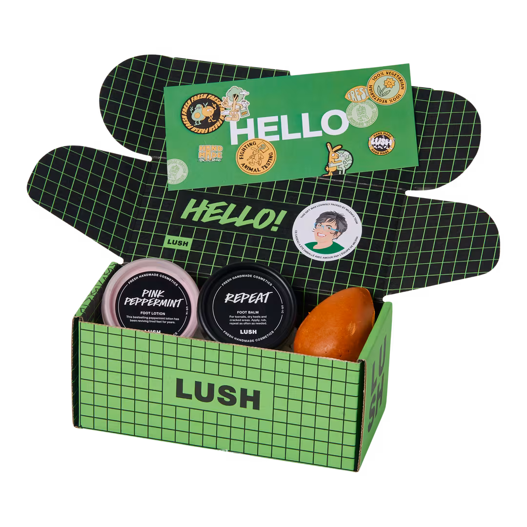 LUSH  Put Your Feet Up Footcare Kit