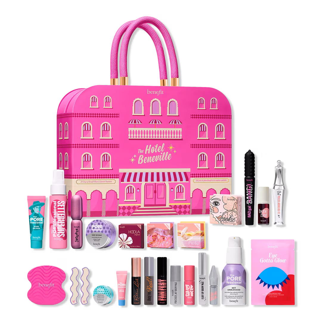 Benefit Cosmetics  The Hotel Beneville 24-Day Beauty Advent Calendar Holiday Gift Set