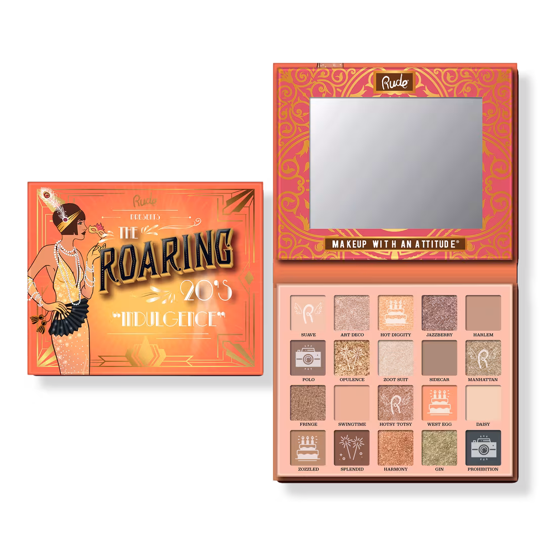 Rude  The Roaring 20's Eyeshadow Palette - Indulgence