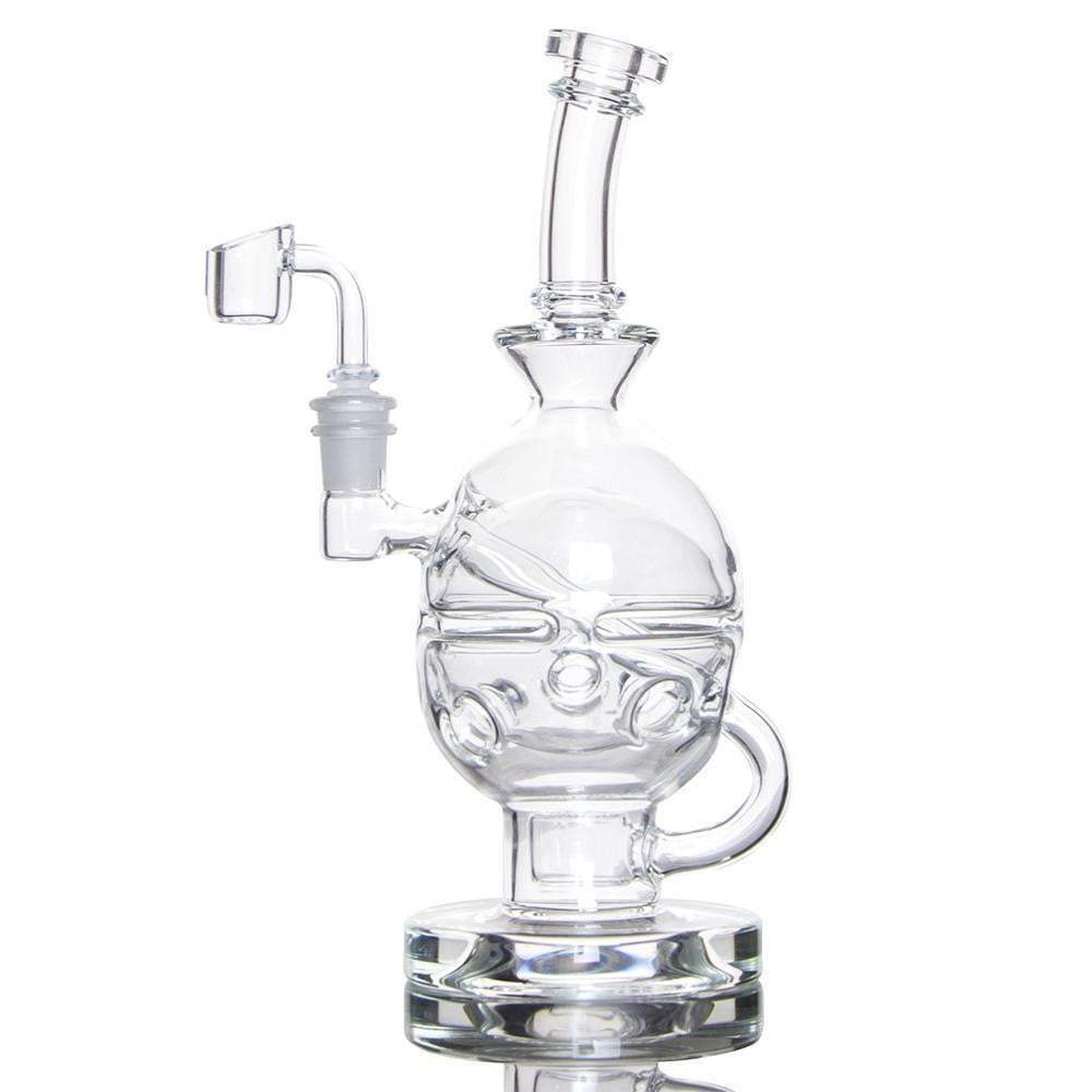 9 inch Fabsphere with Flower of Life perc 14.5mm