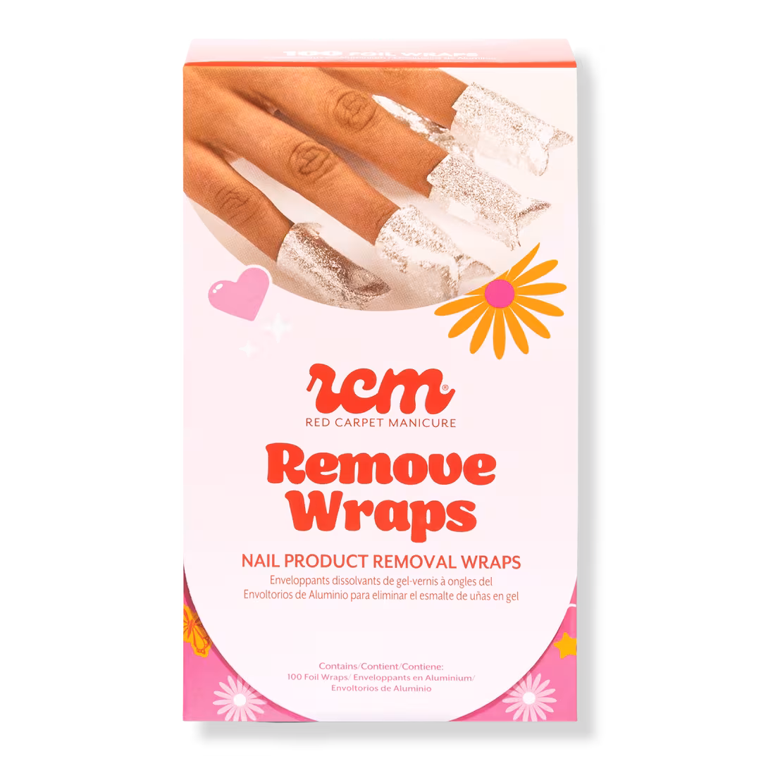 Red Carpet Manicure  Nail Remover Wraps For Gel, Dip, & Tips
