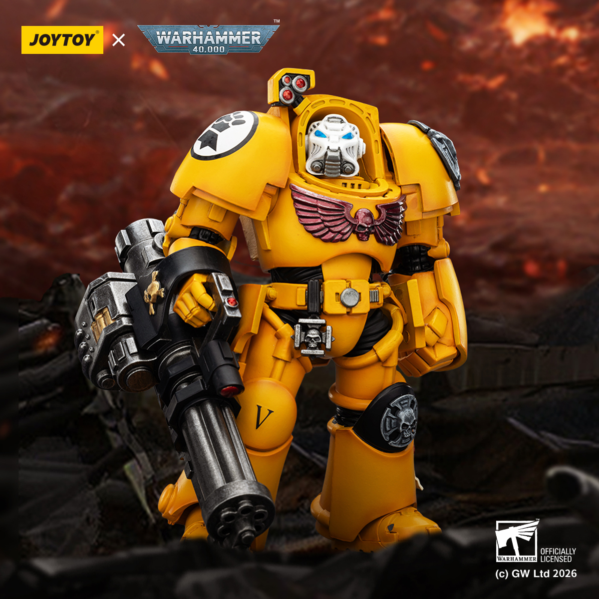 JOYTOY Warhammer 40k 1: 18 Imperial Fists Terminators - JOYTOY WORLD