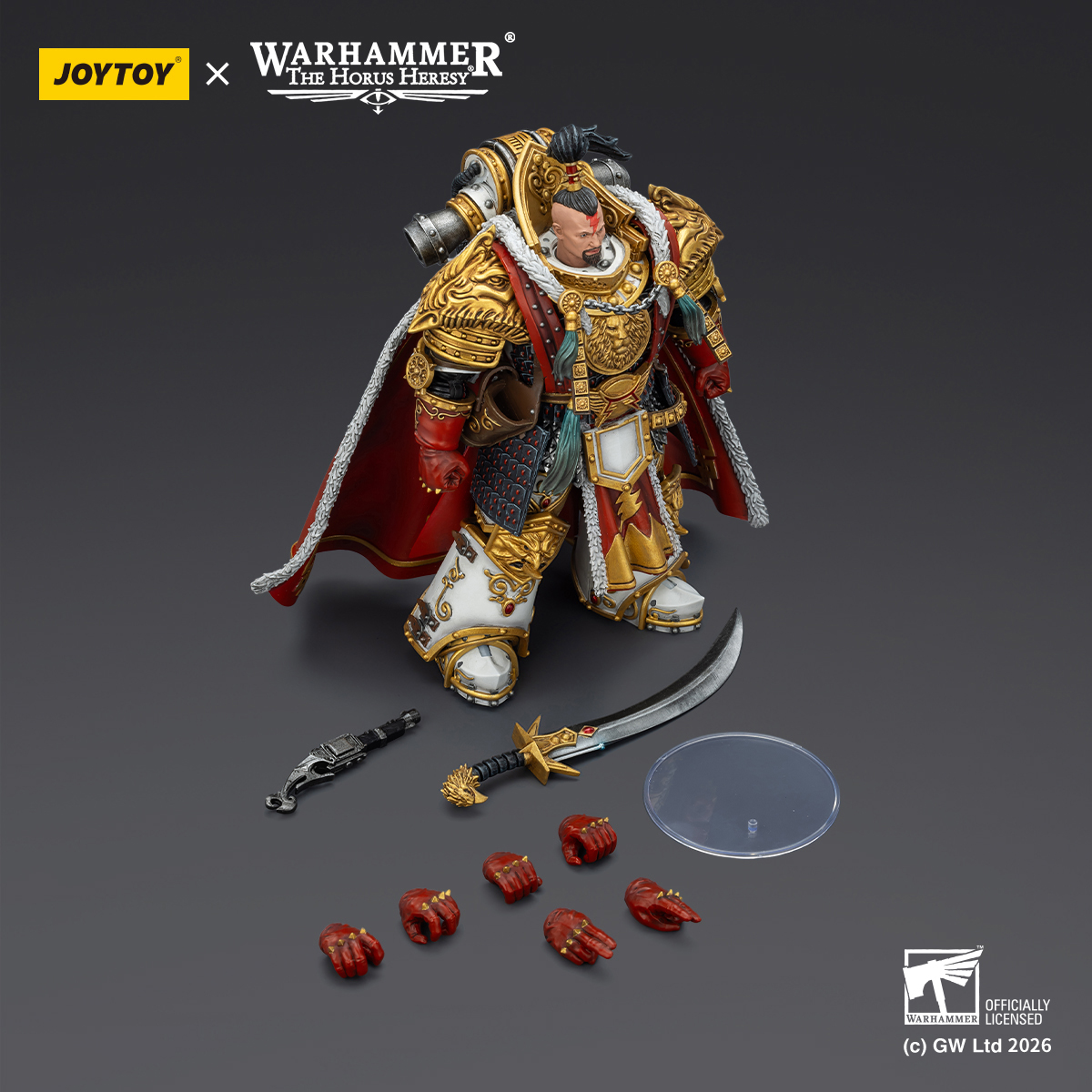 JOYTOY JT03363 Warhammer The Horus Heresy 1: 18 White Scars Jaghatai Khan Primarch of the Vth Legion - JOYTOY WORLD
