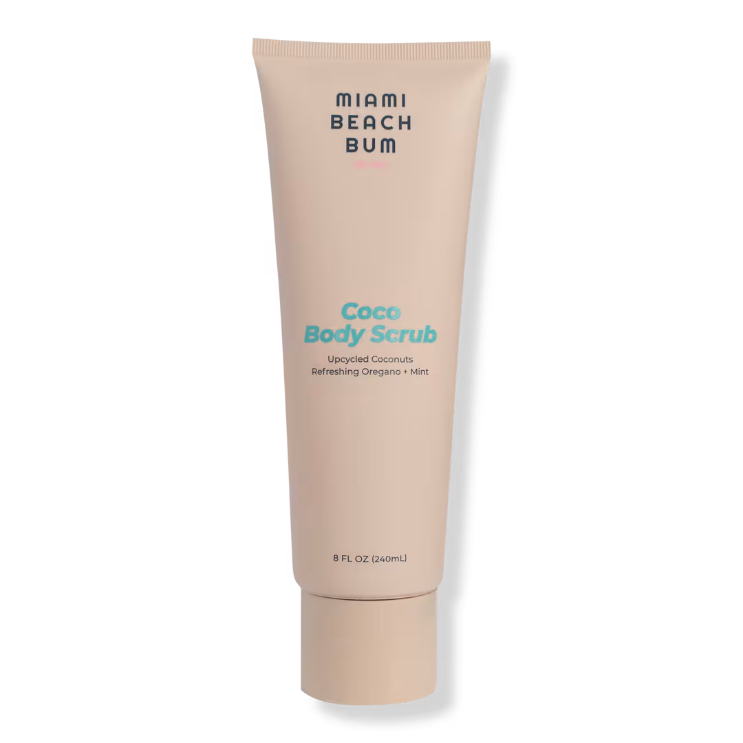 Miami Beach Bum  Coco Body Scrub - Exfoliating Coconut Shell Scrub for Bumps & Breakouts