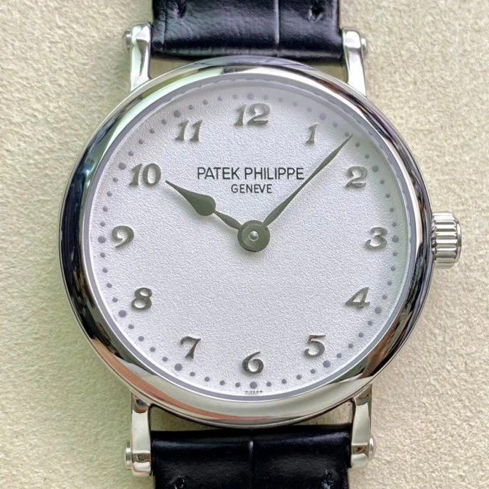 PATEK Watch Calatrava 34.6mm Silver White Dial