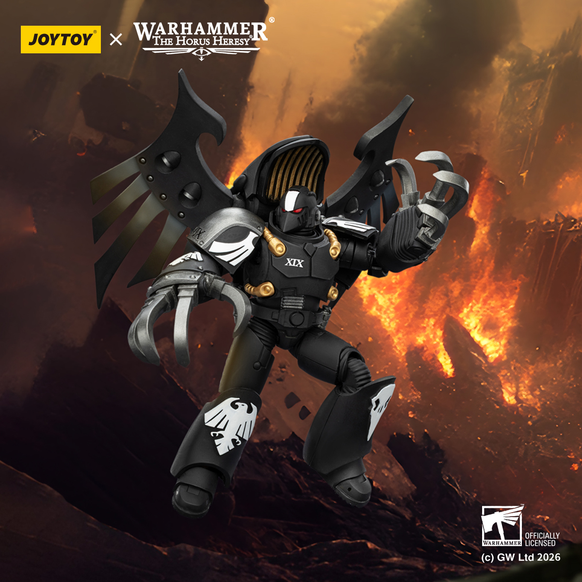 JOYTOY Warhammer The Horus Heresy 1:18 Raven Guard Legion - JOYTOY WORLD