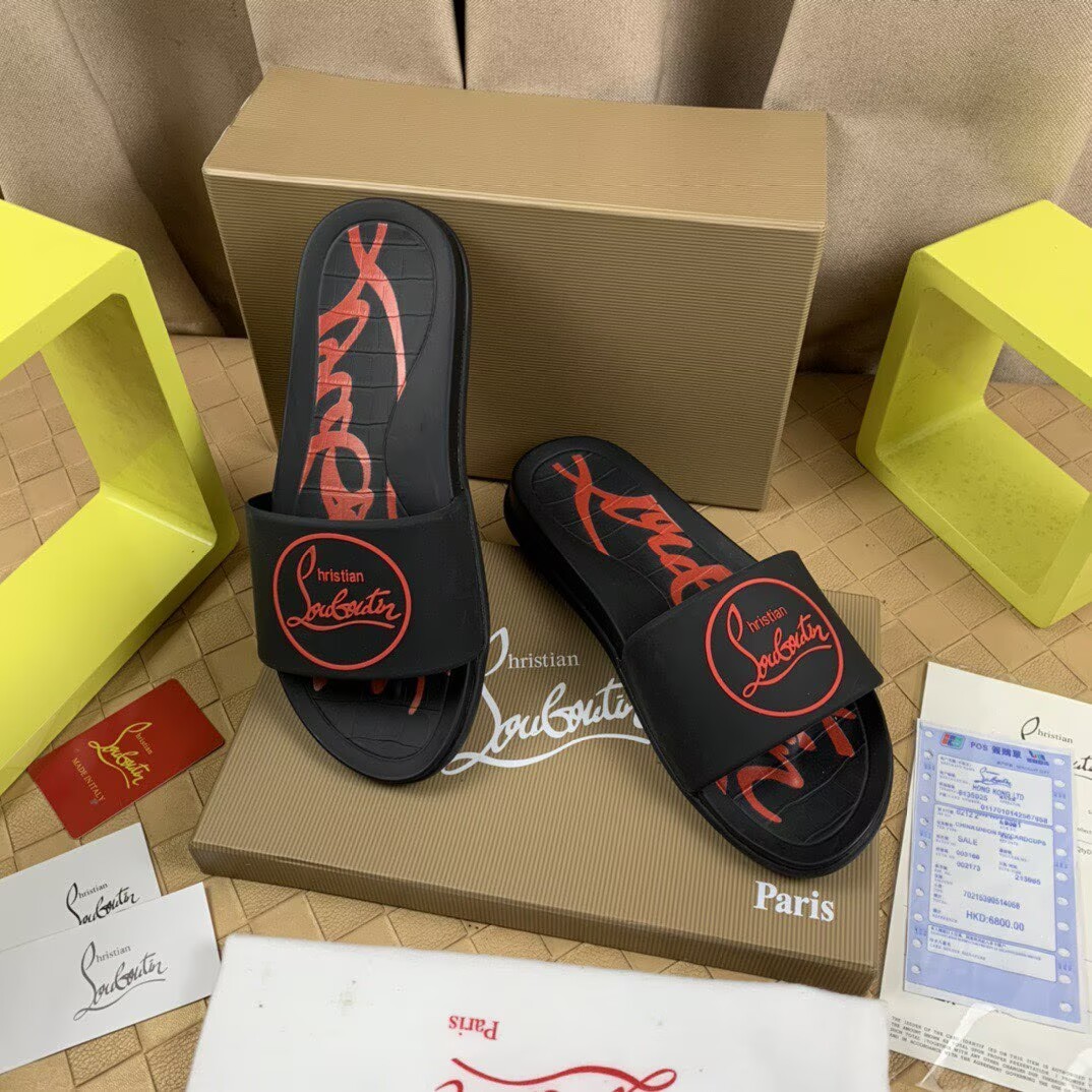 CHRISTIAN LOUBOUTIN SLIPPERS - CCSHOES