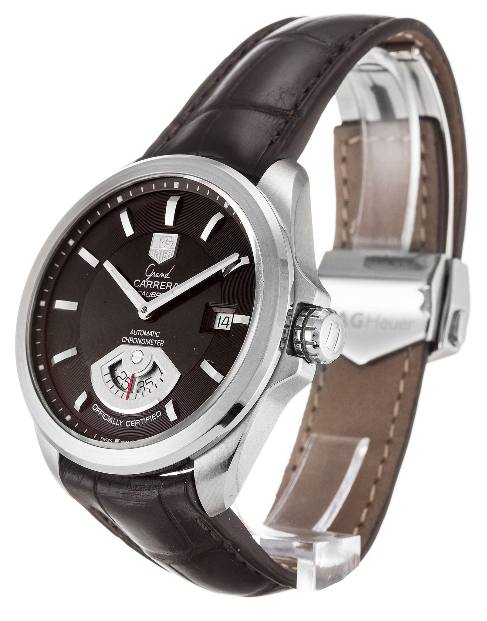 Replica Tag Heuer Grand Carrera WAV511C.FC6230 Black Dial Stick Markers 40.2MM