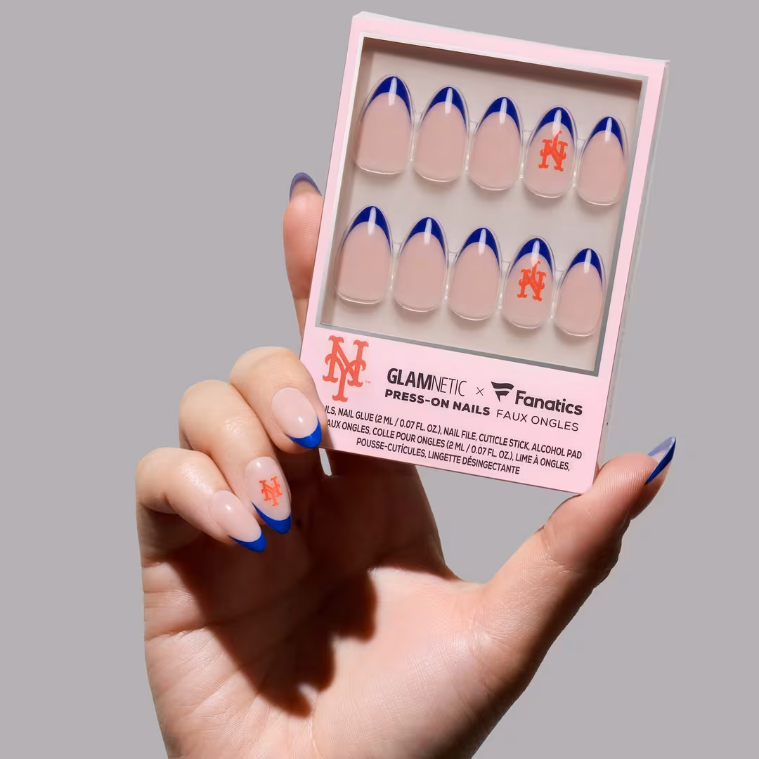Glamnetic x Fanatics Nail  New York Mets Press-On Nails