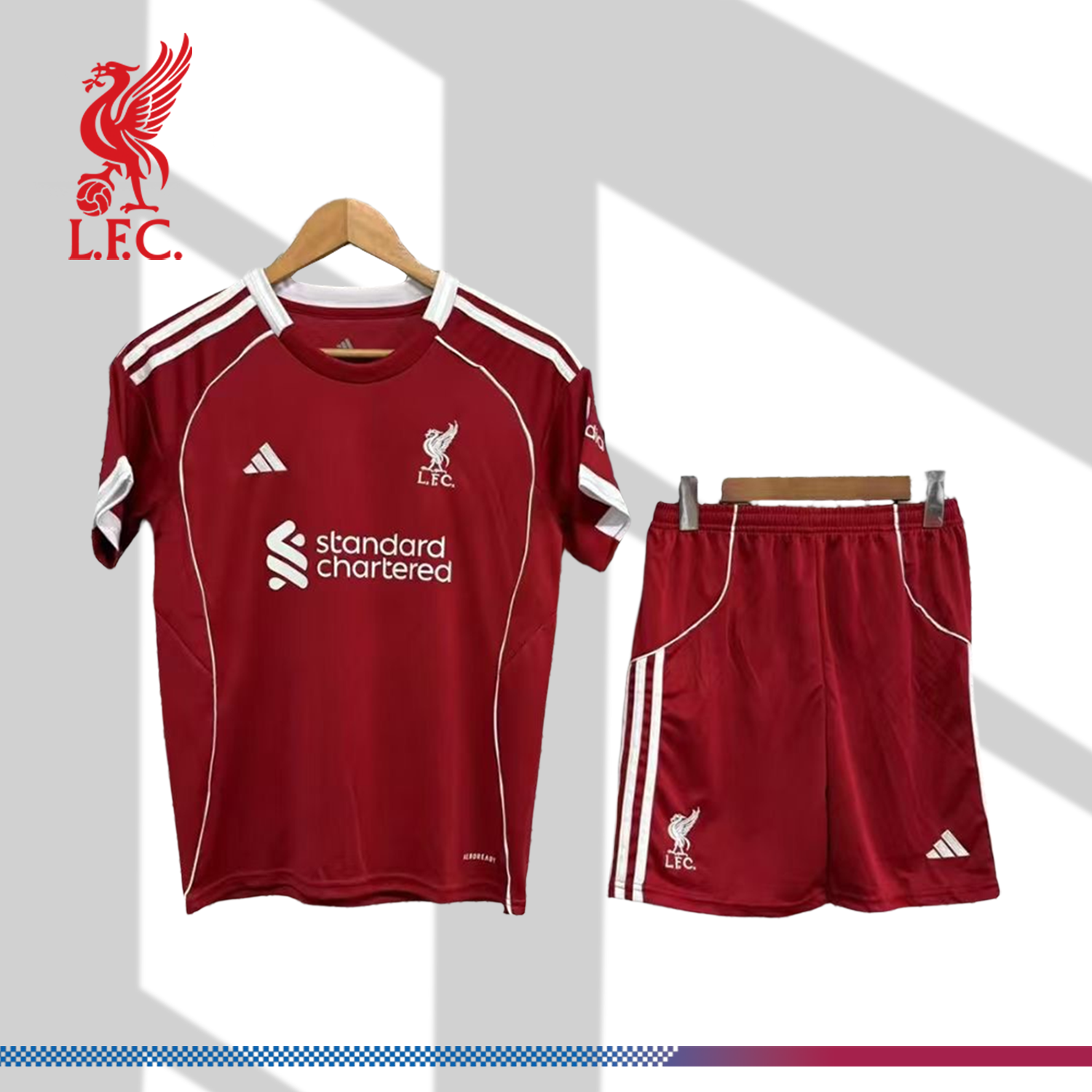 2025/2026 Liverpool Home Football Shirt (Adult Kit socks)