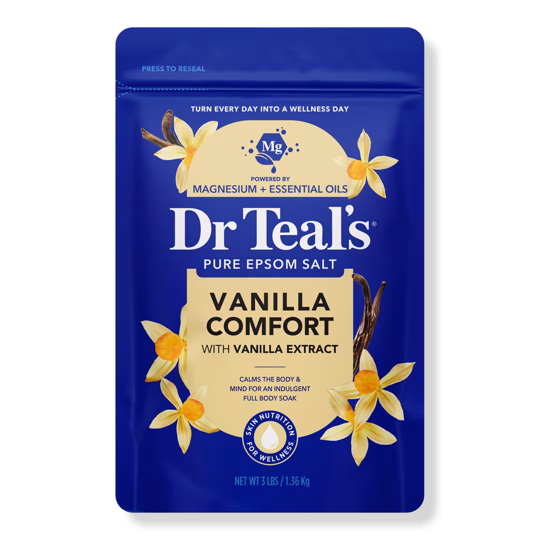 Dr Teal's  Epsom Salt Magnesium Soak, Vanilla Comfort