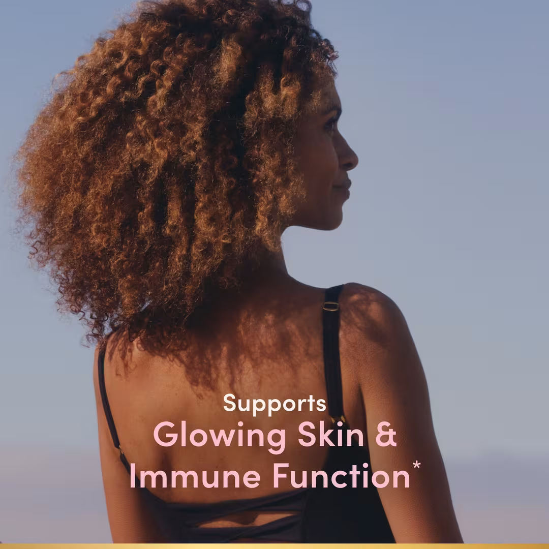 Nature's Bounty  Hyaluronic Acid Plus Vitamin C Capsules for Glowing Skin
