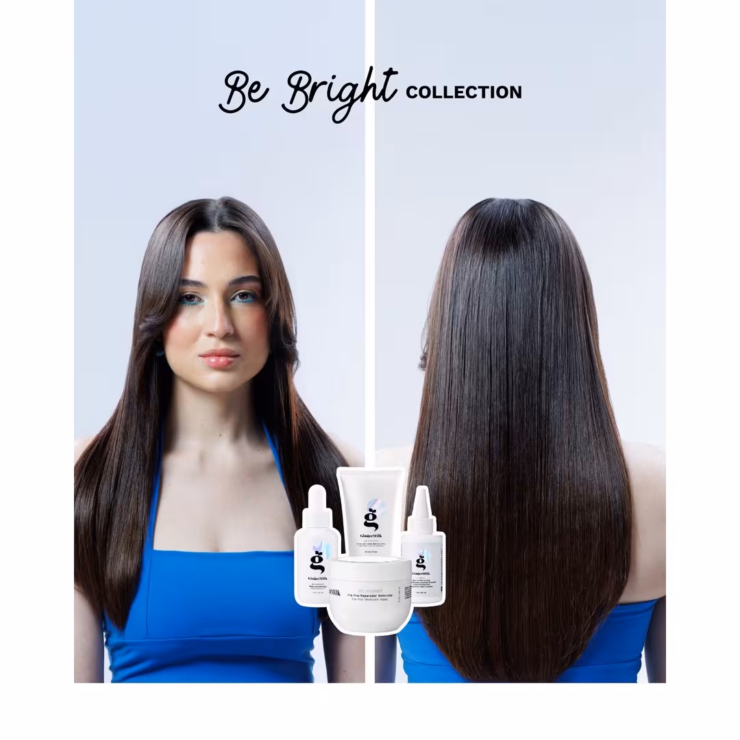 Ginger Milk  Shine & Frizz Control Hair Routine Be Bright