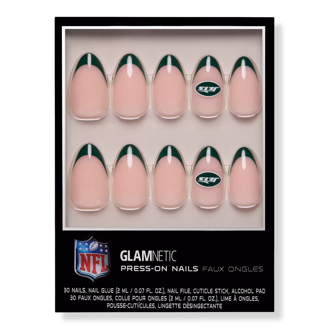 Glamnetic x Fanatics Nail  New York Jets Press-On Nails