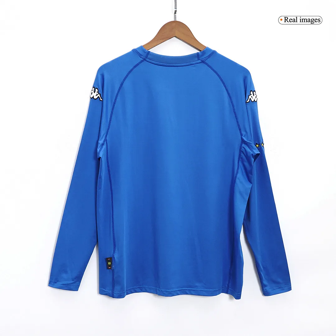 Italy Retro Home Long Sleeve Jersey 2000