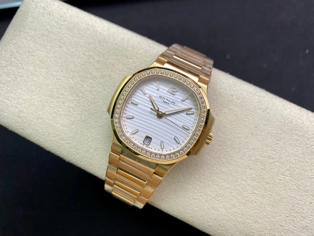 PATEK Watch Nautilus 35mm Gold White Dial