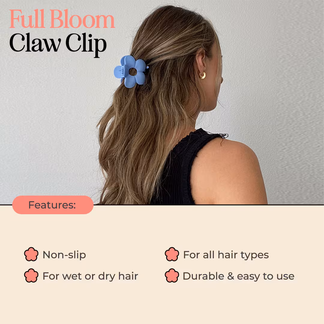 inh HAIR  Full Bloom Claw Clip
