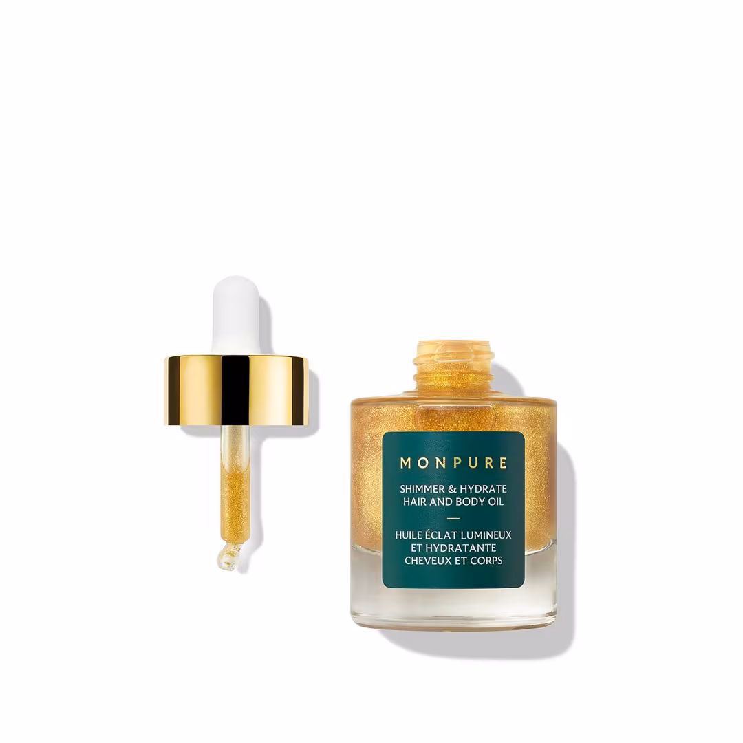 Monpure  Shimmer & Hydrate Hair and Body Oil