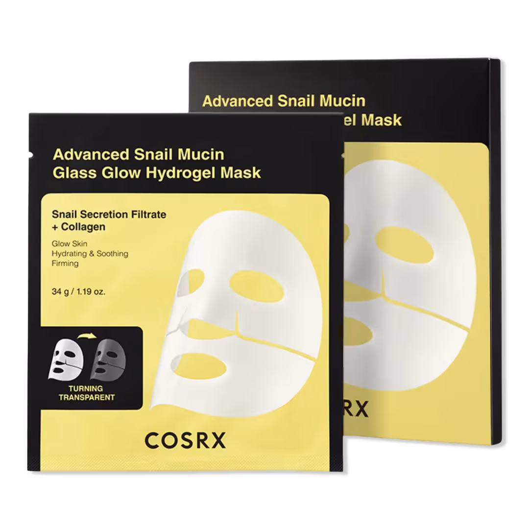 COSRX  Advanced Snail Mucin Glass Glow Hydrogel Mask