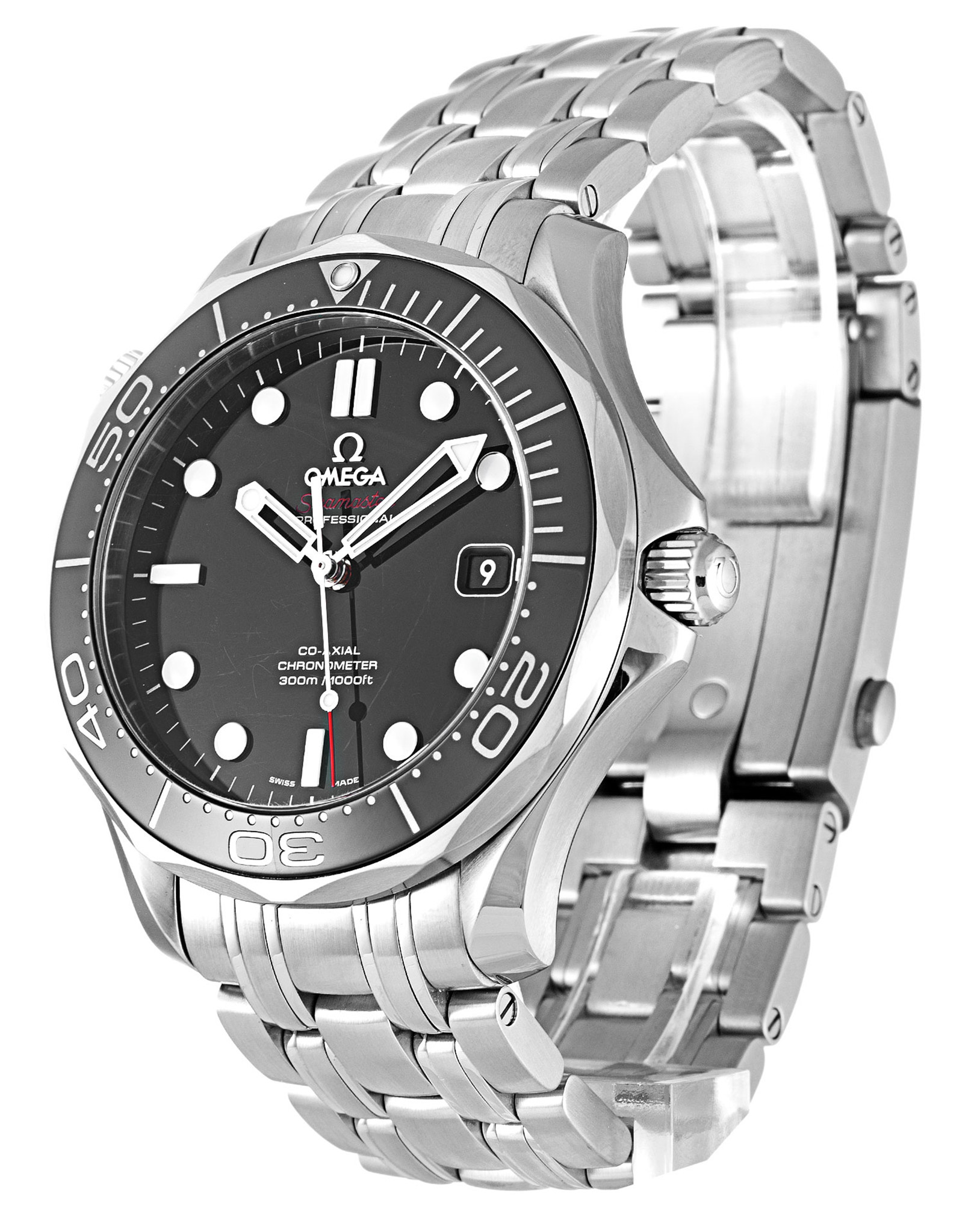 Replica Omega Seamaster 300m Co Axial Black Dial Stick Markers 212.30.41.20.01.003 41MM