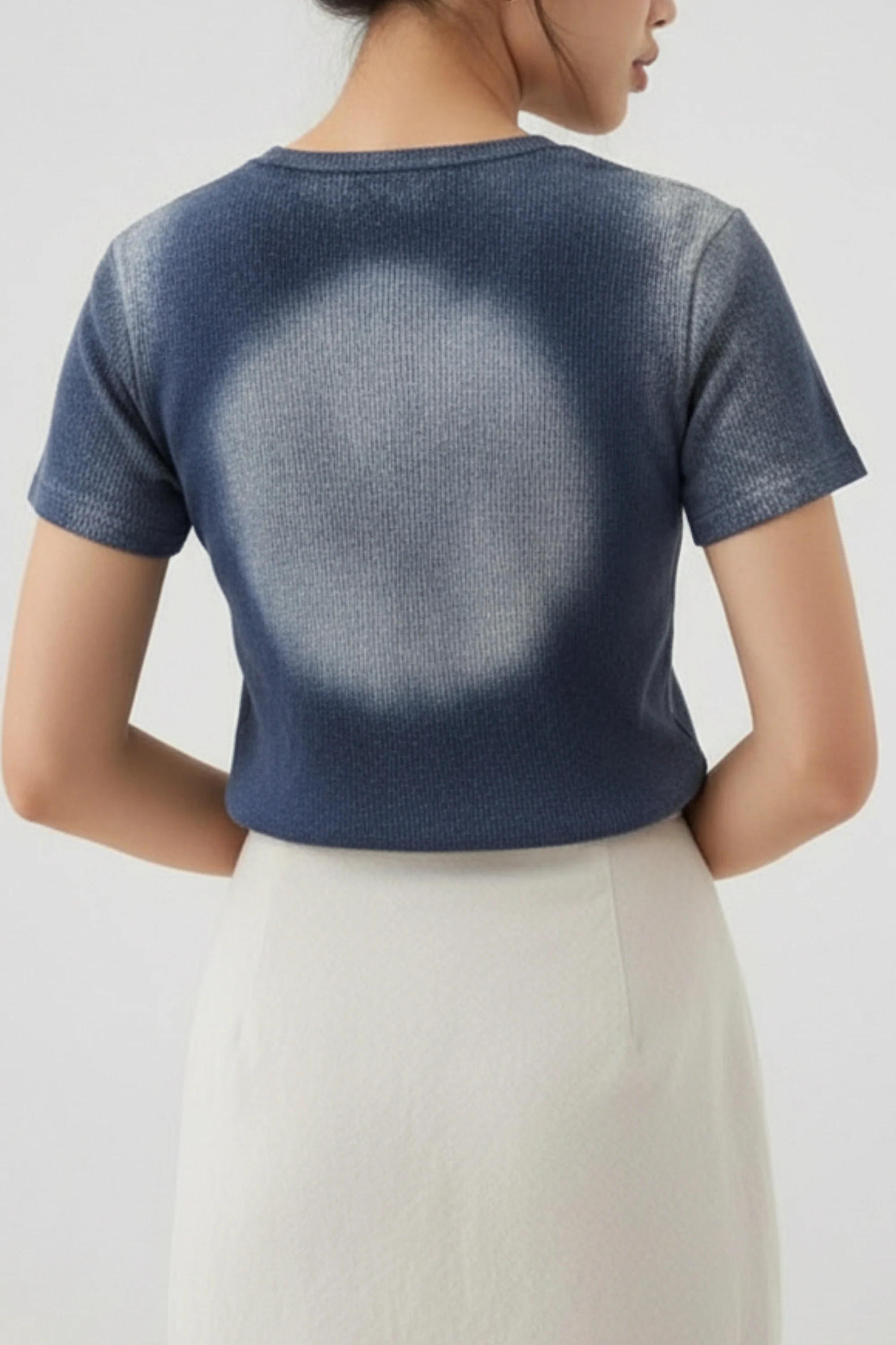 Shimmer Blue Faded Top