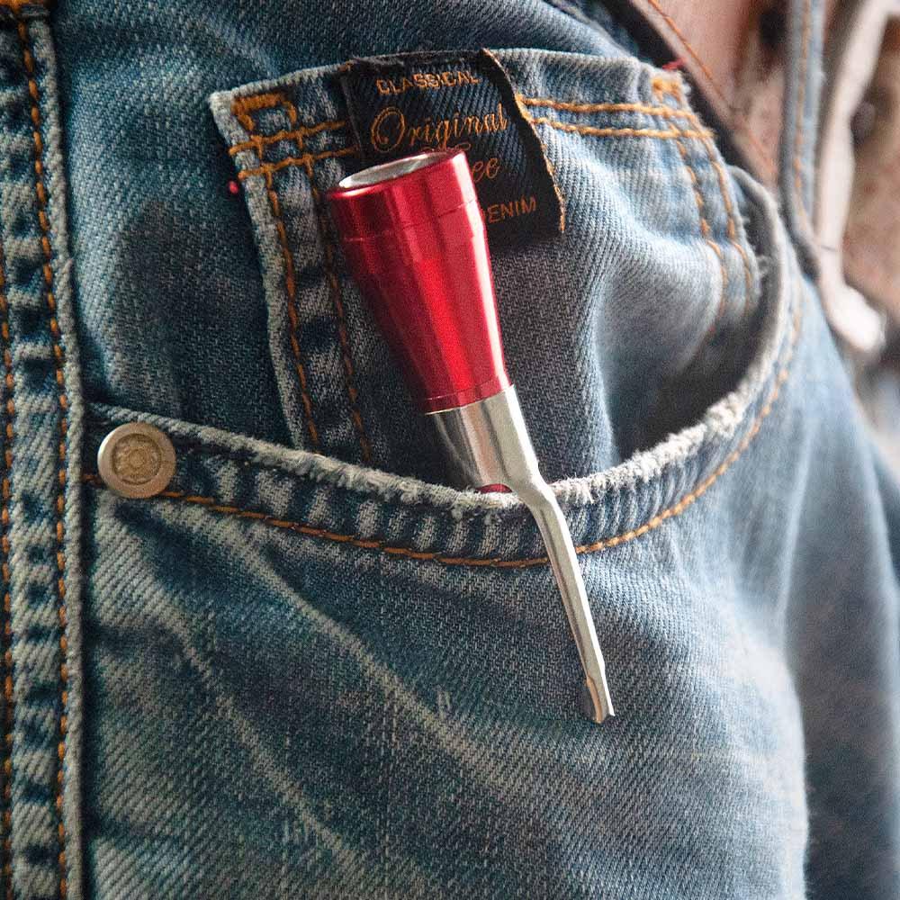 Flashlight Detachable Metal Pipe