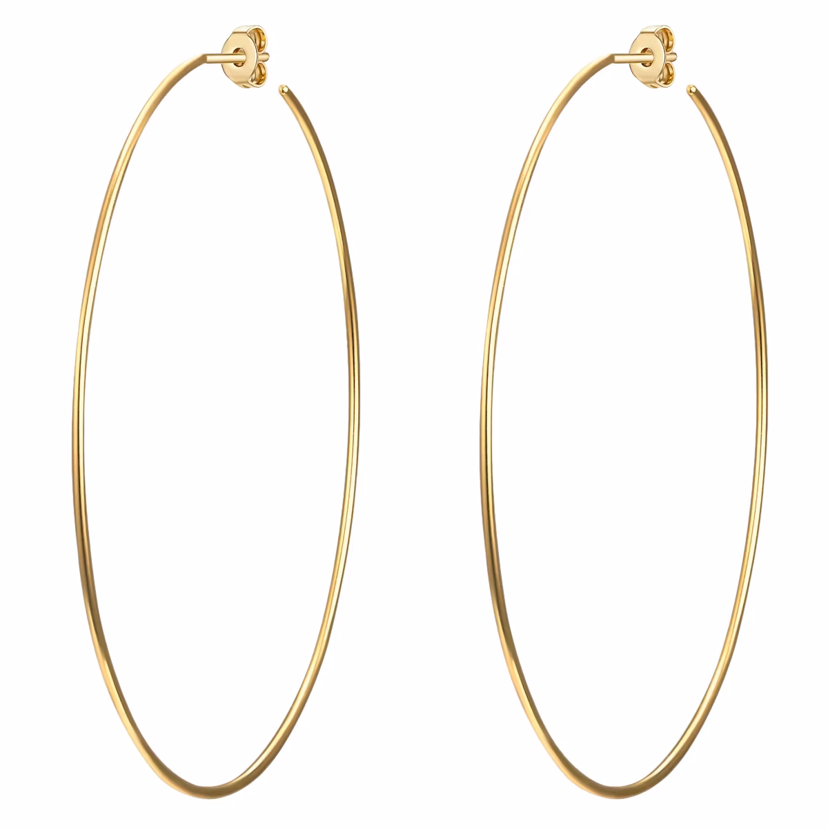 Creolen aus Sterling Silber in gelbgold