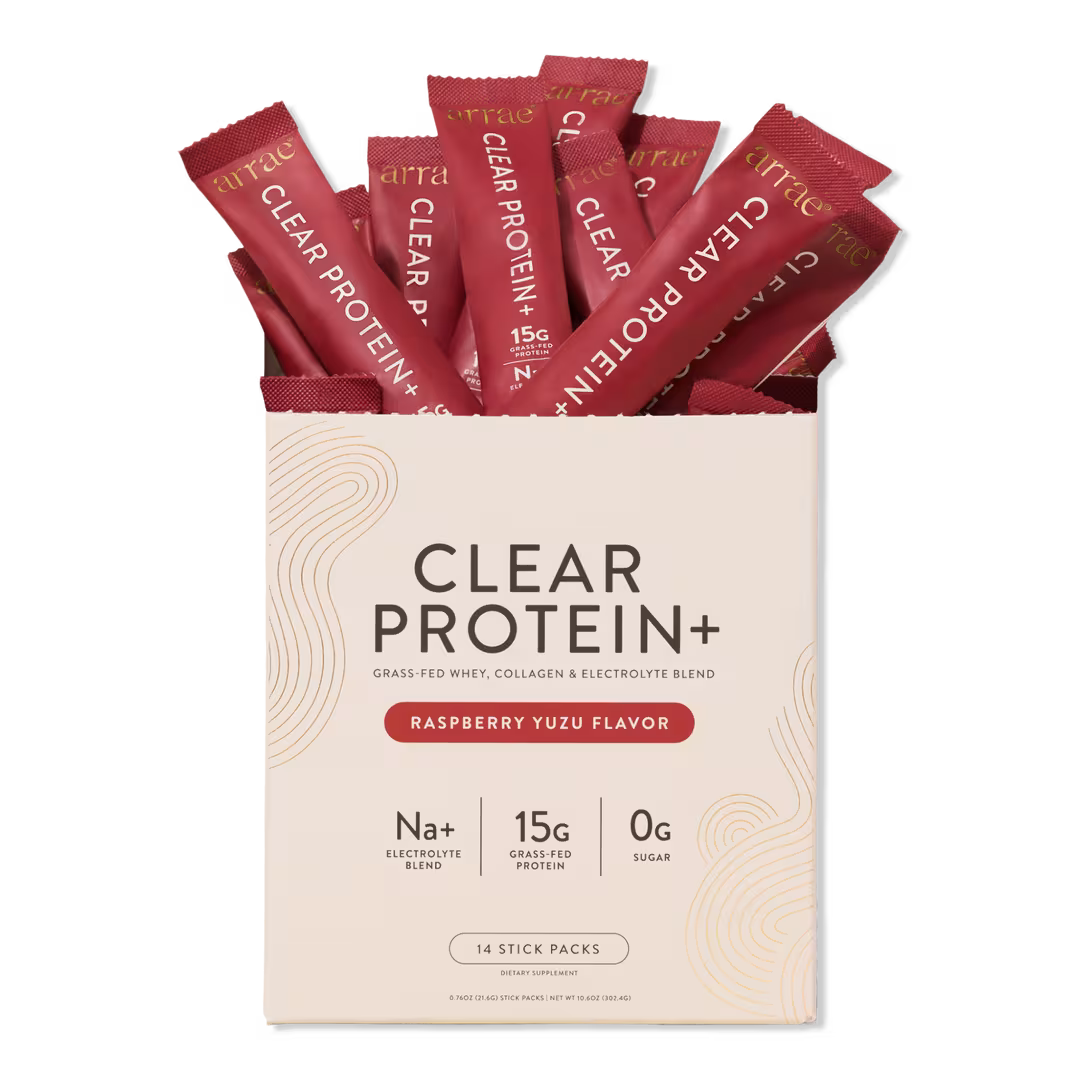 arrae  Clear Protein+: Protein, Collagen & Electrolyte Drink Mix