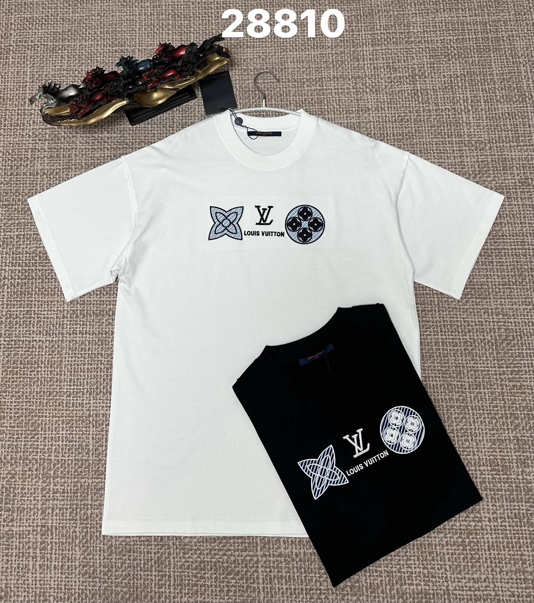 LV Monogram Flowers Logo T-Shirt