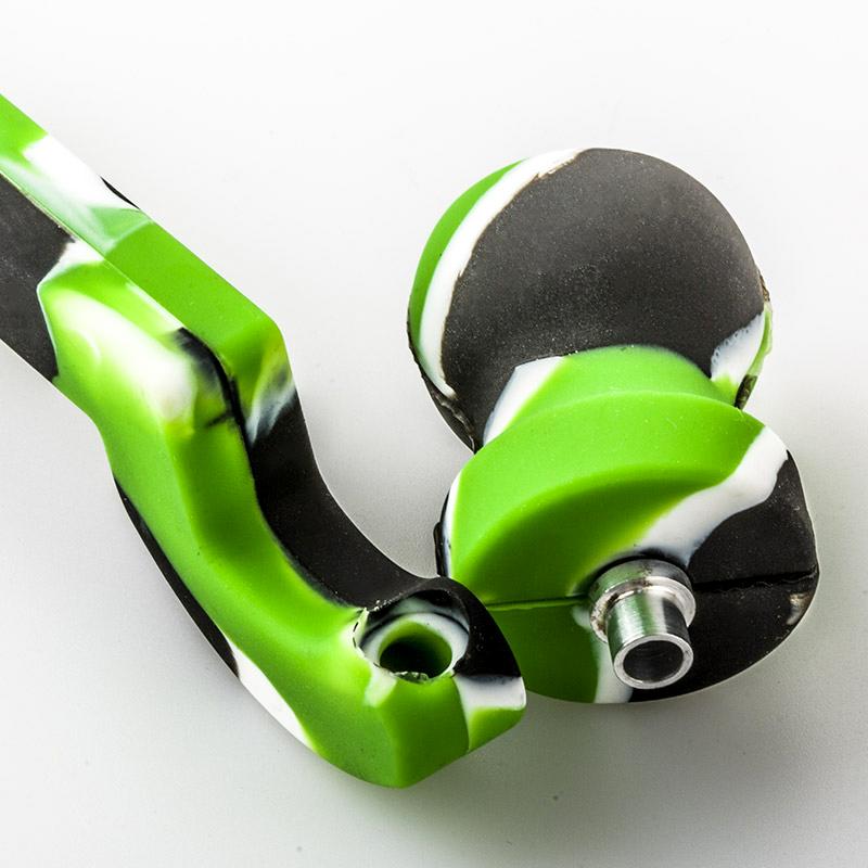 Camouflage Silicone Sherlock Weed Pipe (Random Color)