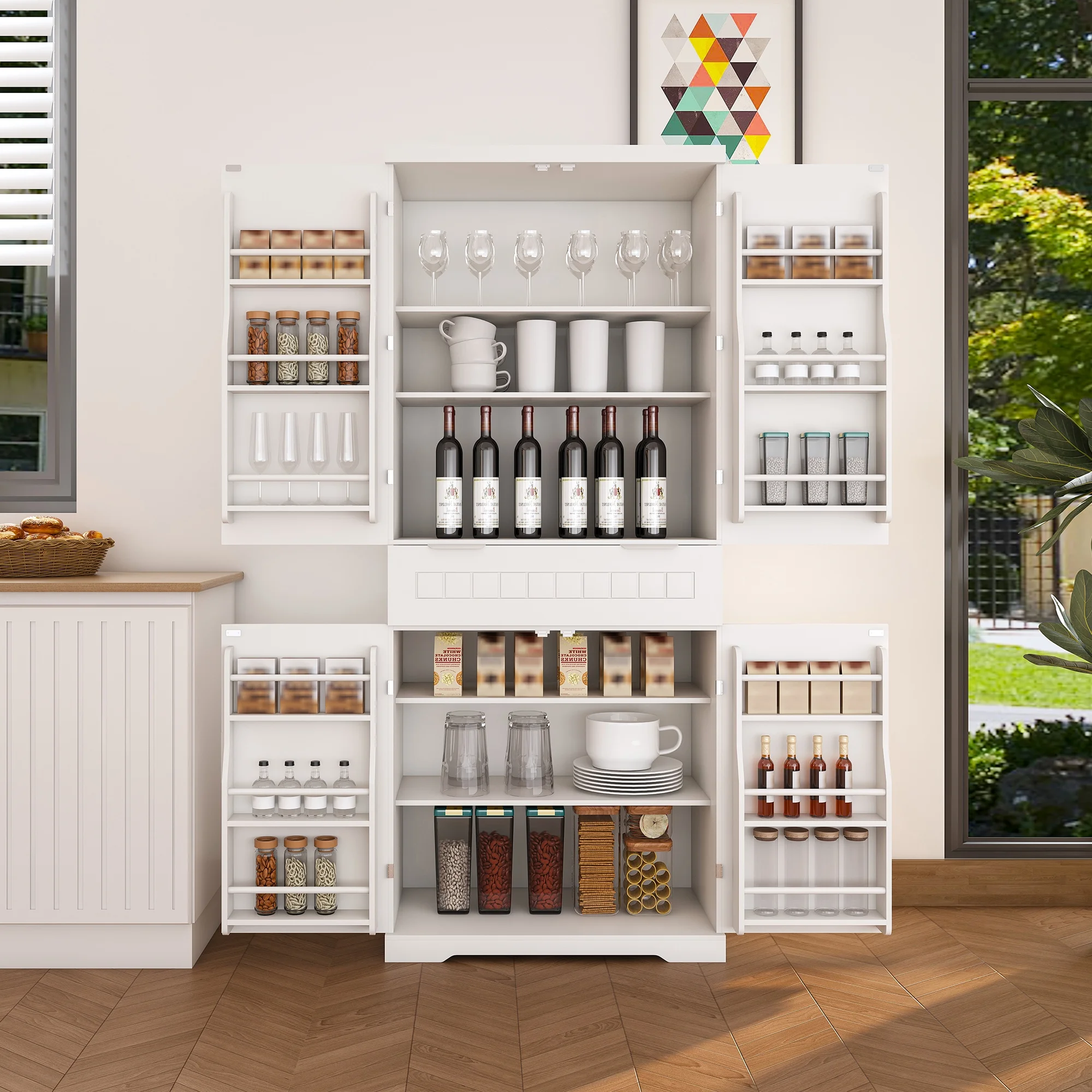 Pantry Cabinet, 71.65
