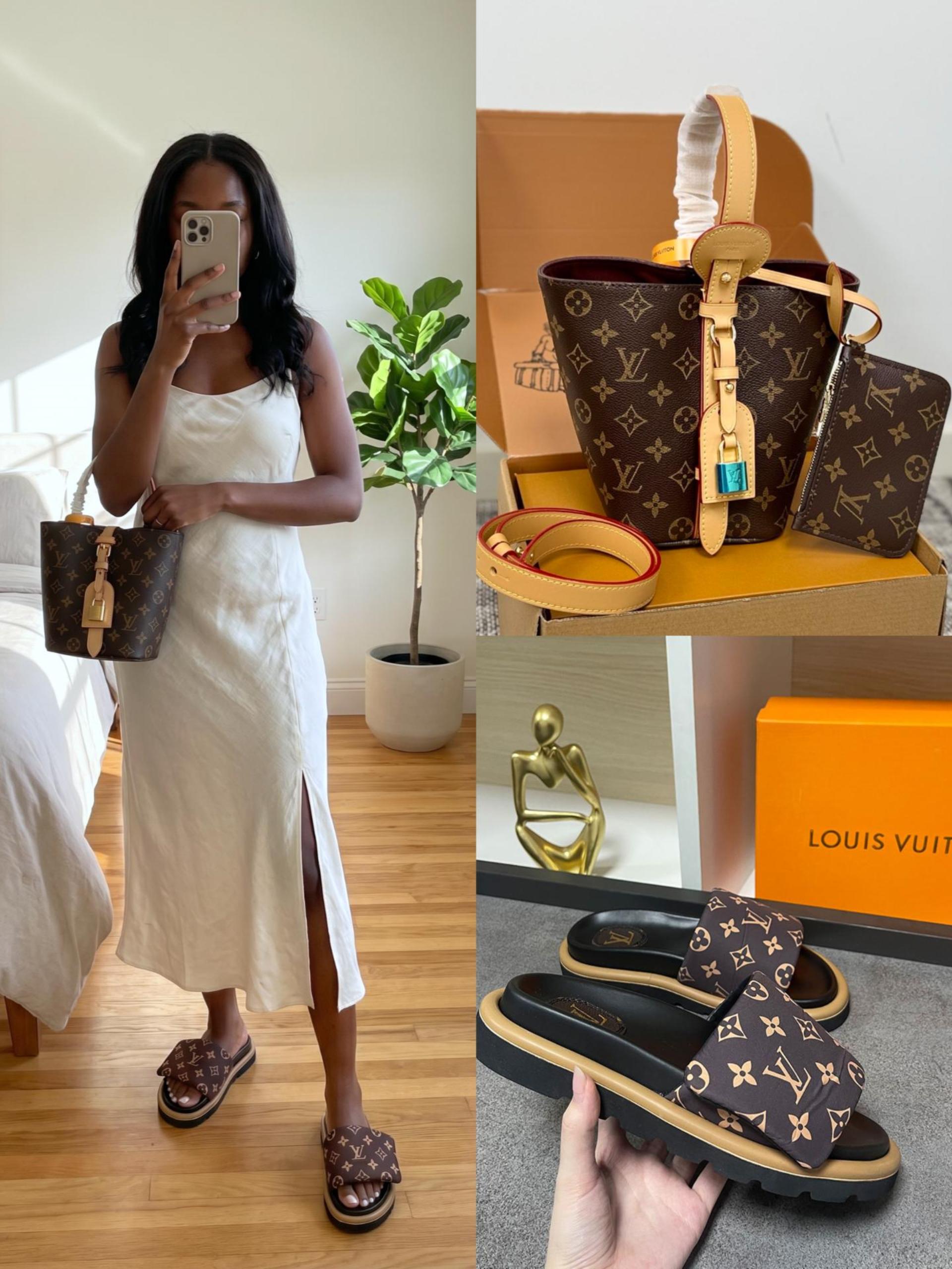 LV Shoes & Bag Set