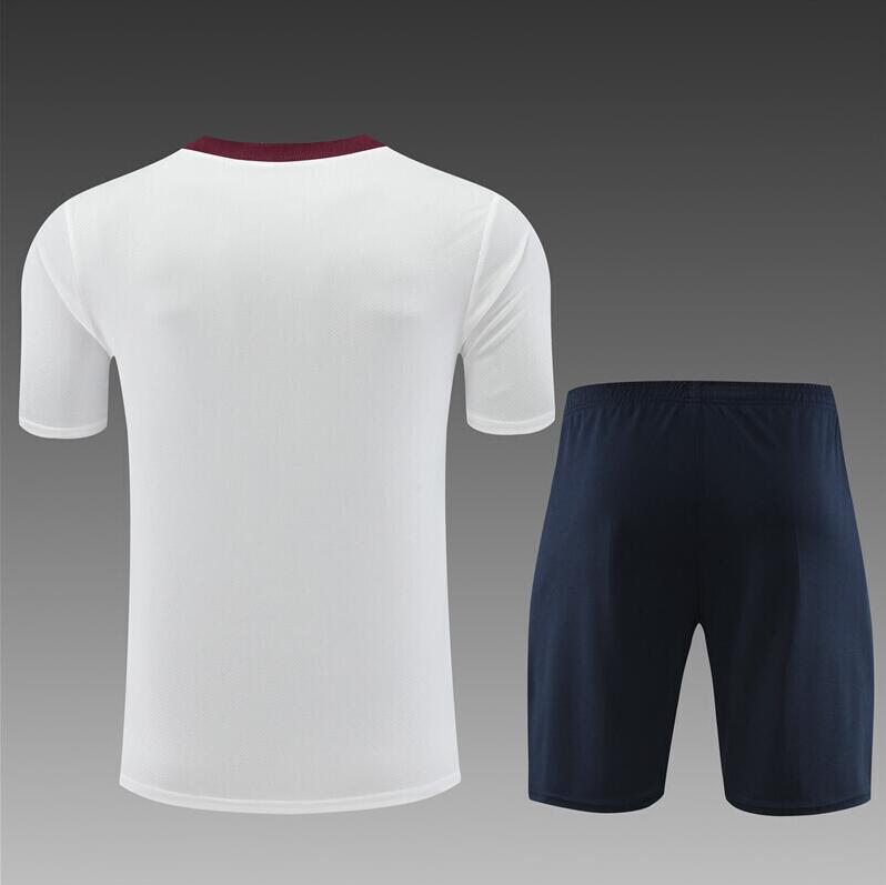 24/25 England white Adult Short Sleeve Training Wear ( Adult kit Kids )