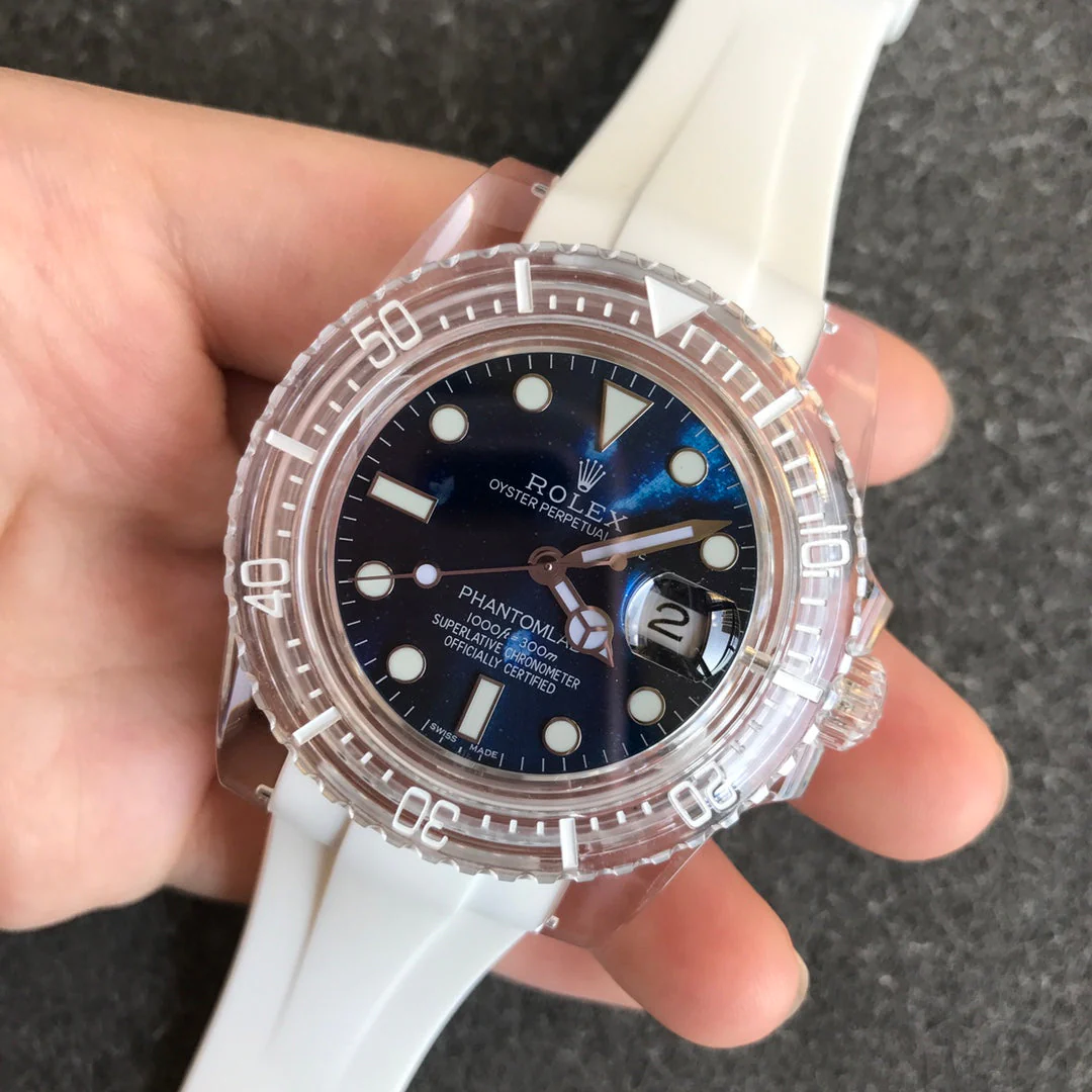 Rolex Watch SUBMARINER DATE 40 CUSTOM SAPPHIRE BLUE DIAL Watch