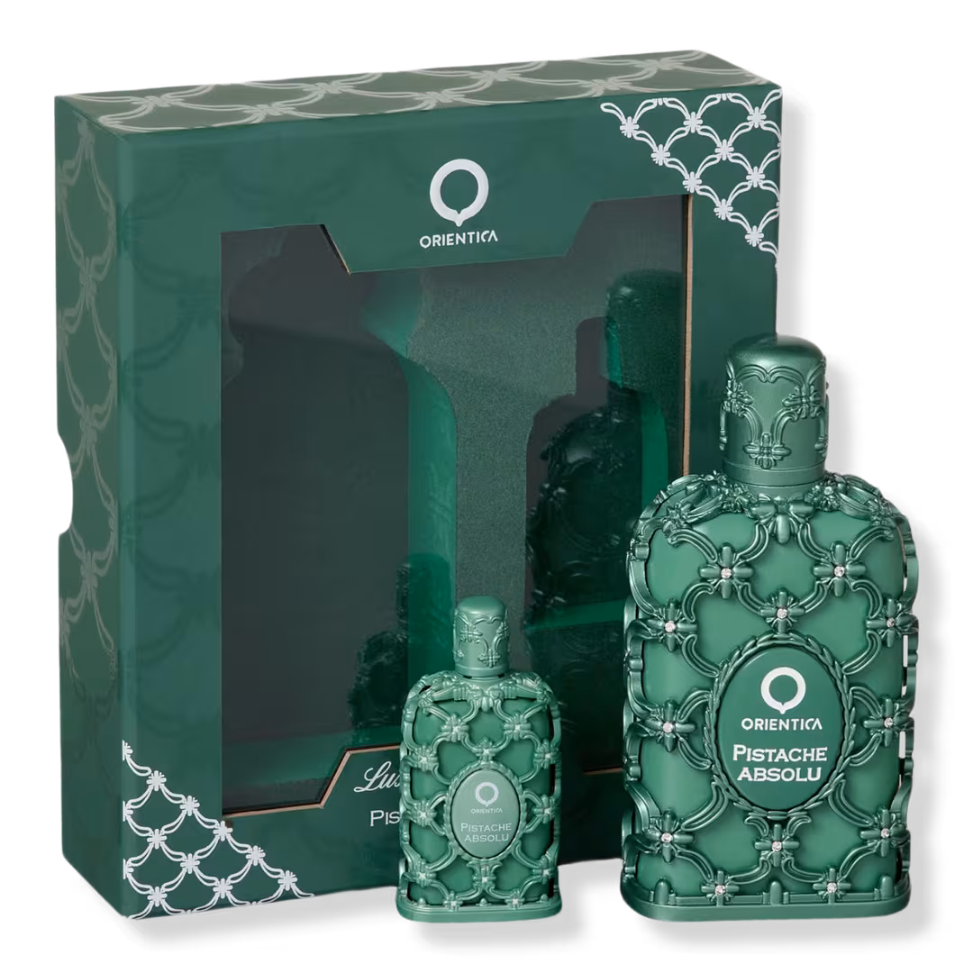Orientica Perfumes  Pistache Absolu Eau De Parfum 2-Piece Set