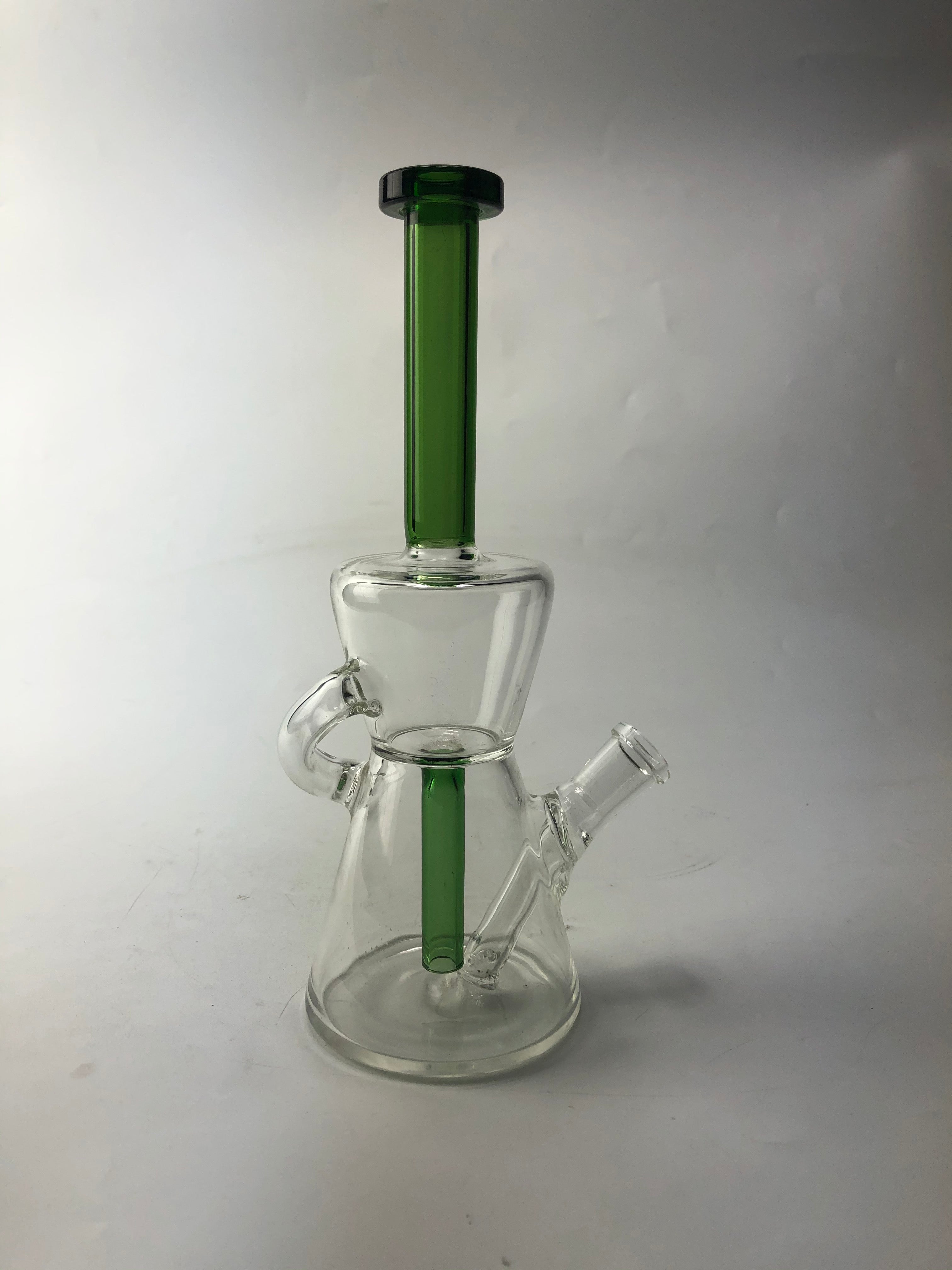 9 Glass Recycler Dab Rig