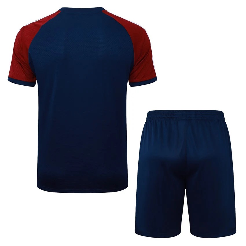 Arsenal Pre-Match Jersey Shorts Set Men 2025 2026 Blue Red