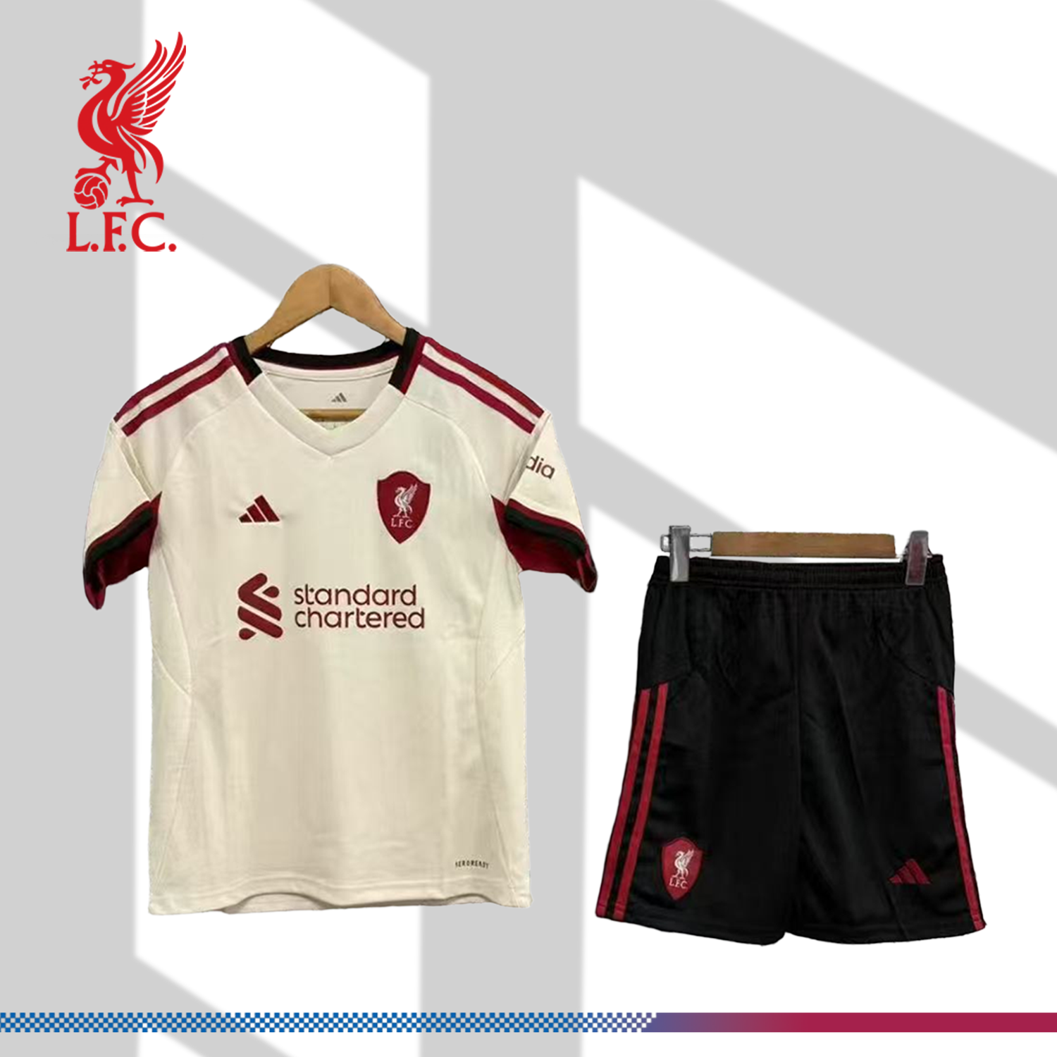2025/2026 Liverpool Away Football Shirt (Kids Kit socks)
