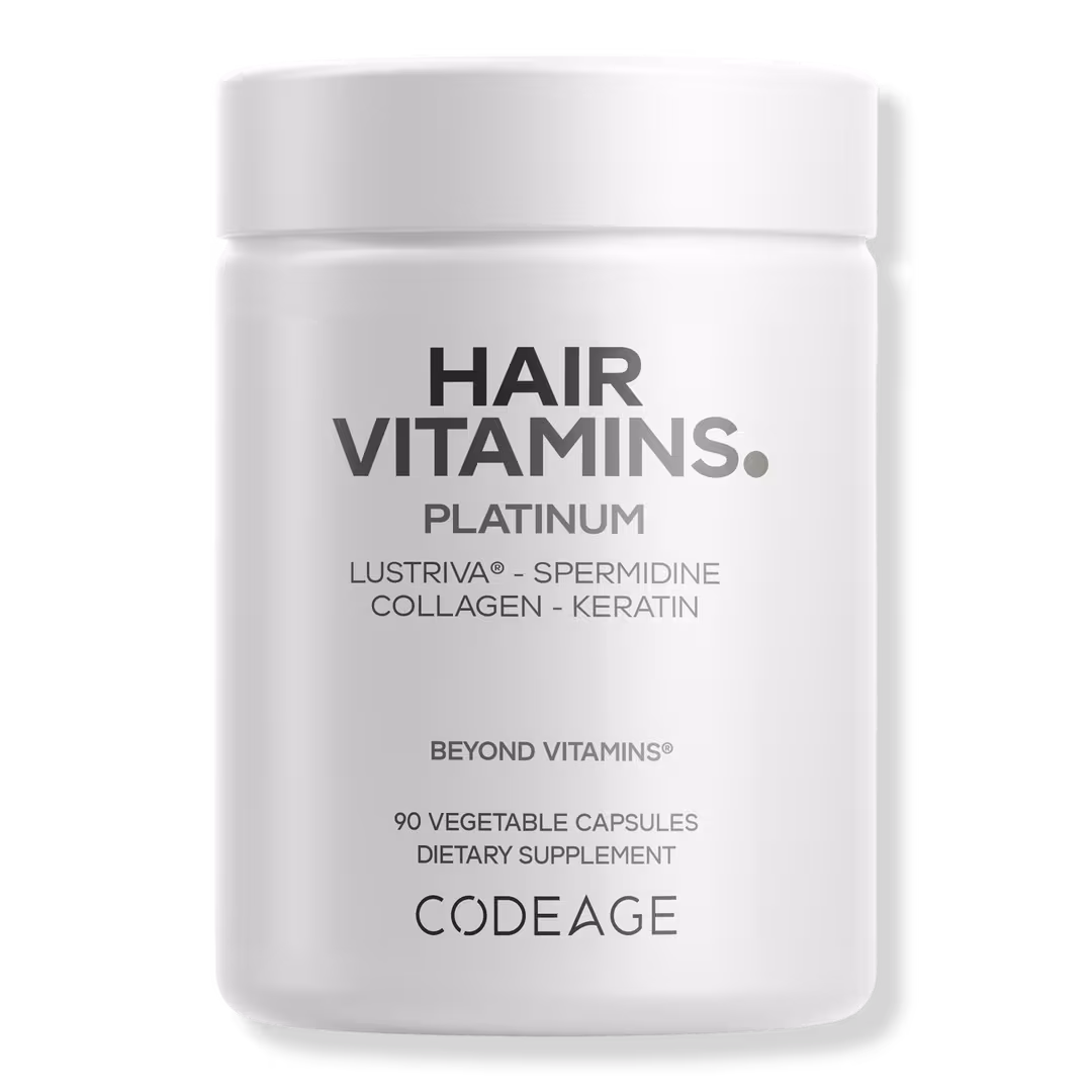 CODEAGE  Hair Vitamins Platinum with Biotin, Keratin & Omega-3
