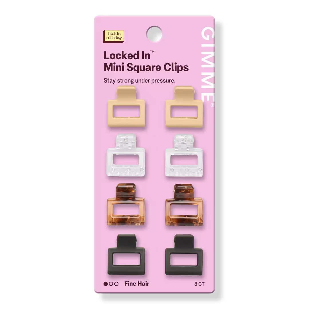 GIMME beauty  Small Square Claw Clip for Fine Hair