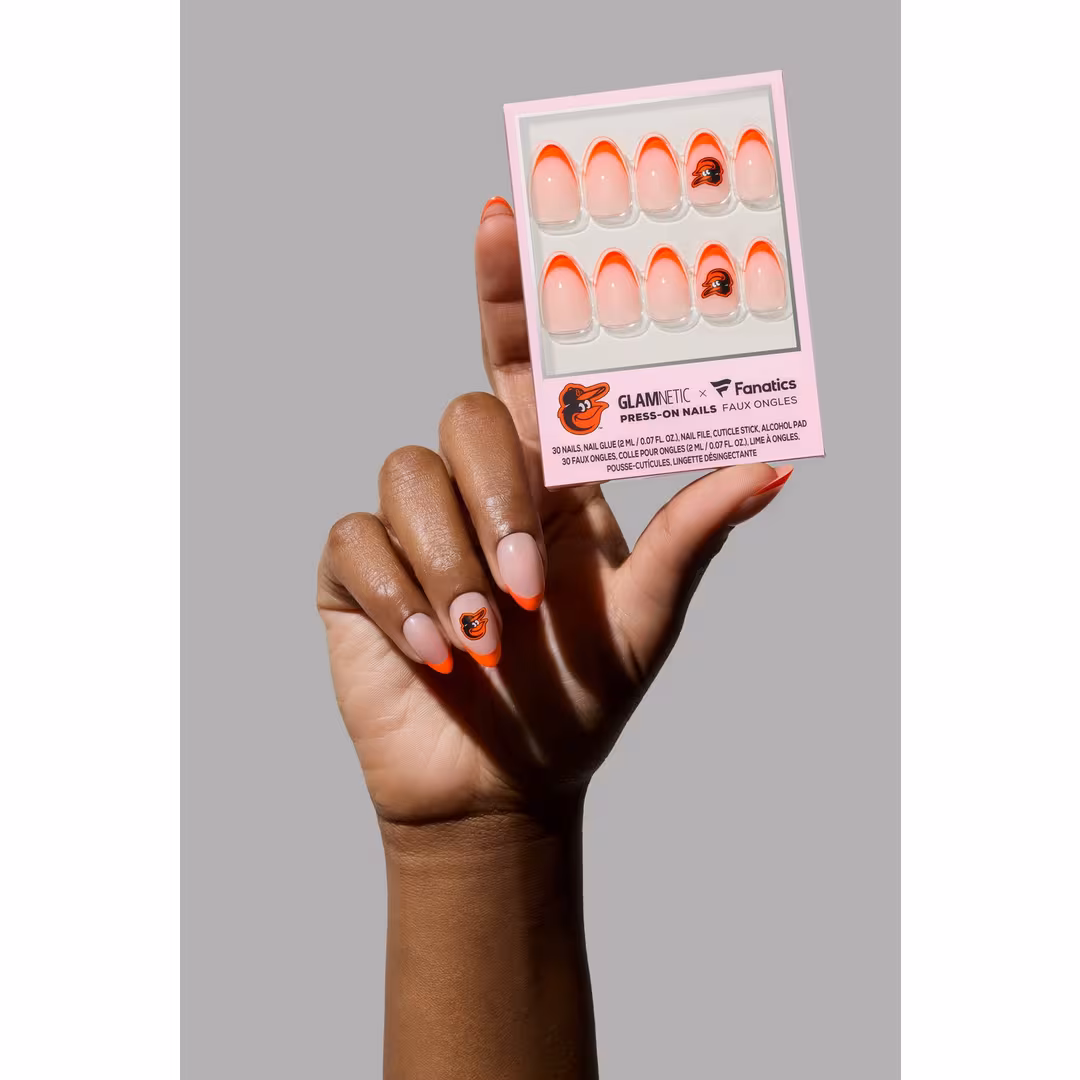 Glamnetic x Fanatics Nail  Baltimore Orioles Press-On Nails