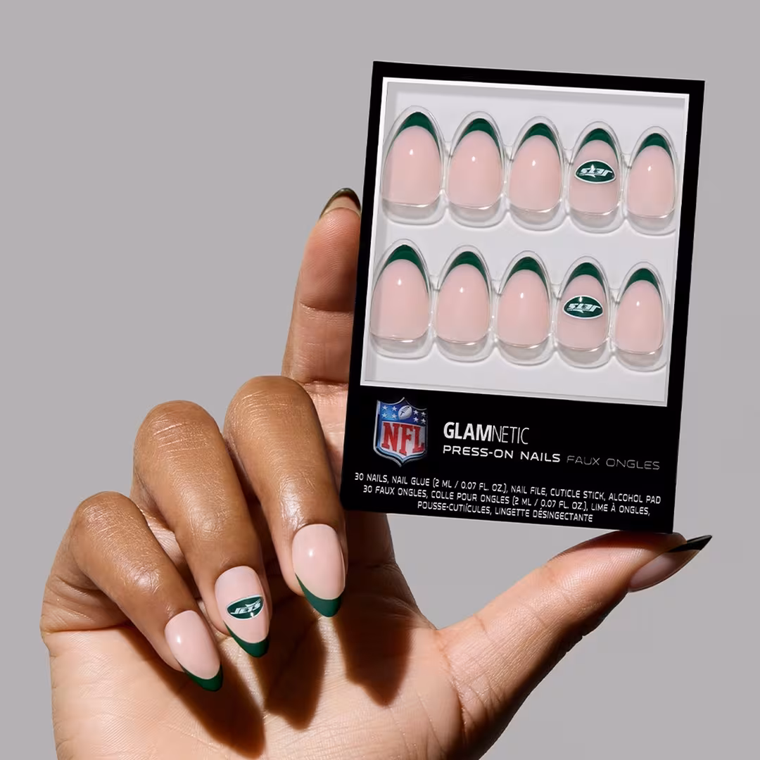 Glamnetic x Fanatics Nail  New York Jets Press-On Nails