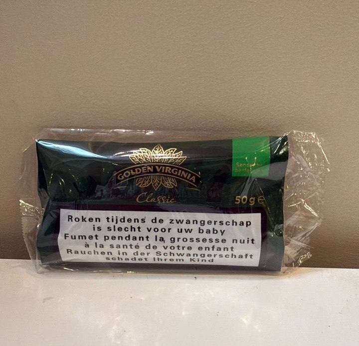 Golden Virginia Green Hand Rolling Tobacco 50Gx5 Packs