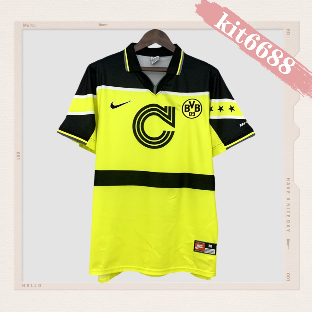 1996/1997 Dortmund Home Retro Football Shirt